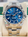 Rolex Sky-Dweller 336934 BLUSO  Blue Dial Stainless Steel 18k White Gold Bezel  Box and Papers Unworn - Diamonds East Intl.