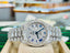 Rolex Day-Date 40 228206 Custom Diamond Set Platinum Custom Baguette Bezel PreOwned - Diamonds East Intl.