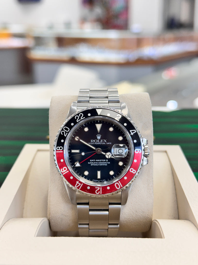 Rolex GMT-Master II 16760  Vintage “Fat Lady Coke”  Steel 40 PreOwned - Diamonds East Intl.