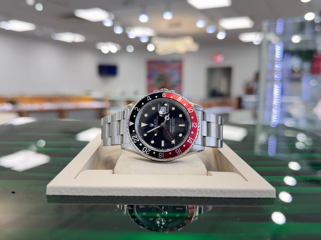 Rolex GMT-Master II 16760  Vintage “Fat Lady Coke”  Steel 40 PreOwned - Diamonds East Intl.