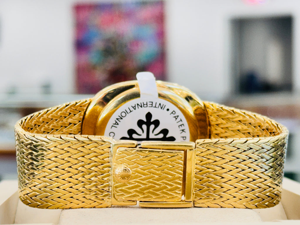 Patek Philippe Golden Ellipse "Jumbo" Reference 3605/1 PreOwned Box and Archives Papers - Diamonds East Intl.