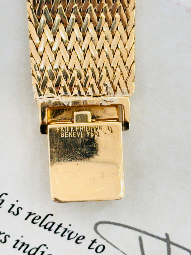 Patek Philippe Golden Ellipse "Jumbo" Reference 3605/1 PreOwned Box and Archives Papers - Diamonds East Intl.