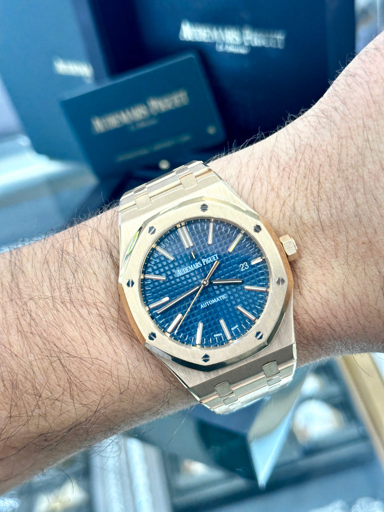 Oak Selfwinding 15400 Blue Dial Audemars Piguet Royal Oak