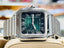 Cartier Santos WSSA0062 Green Dial Large Model  Box and Papers MINT - Diamonds East Intl.