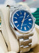 Rolex Oyster Perpetual 41 134300  Mediterranean Blue Dial  Box and Papers Unworn - Diamonds East Intl.