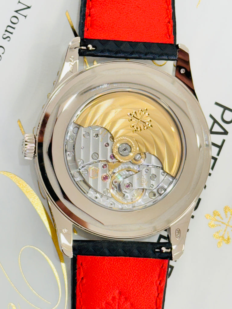 Patek Philippe Calatrava 6007G Ebony Black Dial 18K White Gold 40 mm  Box and Papers Unworn - Diamonds East Intl.