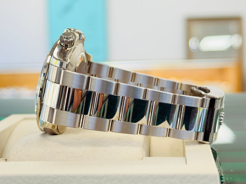 Rolex Daytona 40 116509 White Gold Panda Racing Arabic Dial  PreOwned - Diamonds East Intl.