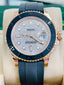 Rolex Yacht-Master 40 126655 18kt Rose Gold Custom Diamond Pave Dial  Oyster Flex Box and Papers MINT
