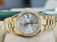 Rolex Lady-Datejust 179178 26 18K Yellow Gold & Custom Diamond Bezel Factory Silver Diamond Dial Box and Papers - Diamonds East Intl.