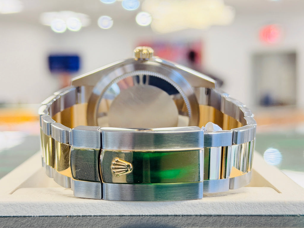 Rolex Sky-Dweller 326933  Champagne Dial Oyster Bracelet Stainless and Yellow Gold Box and Papers PreOwned - Diamonds East Intl.