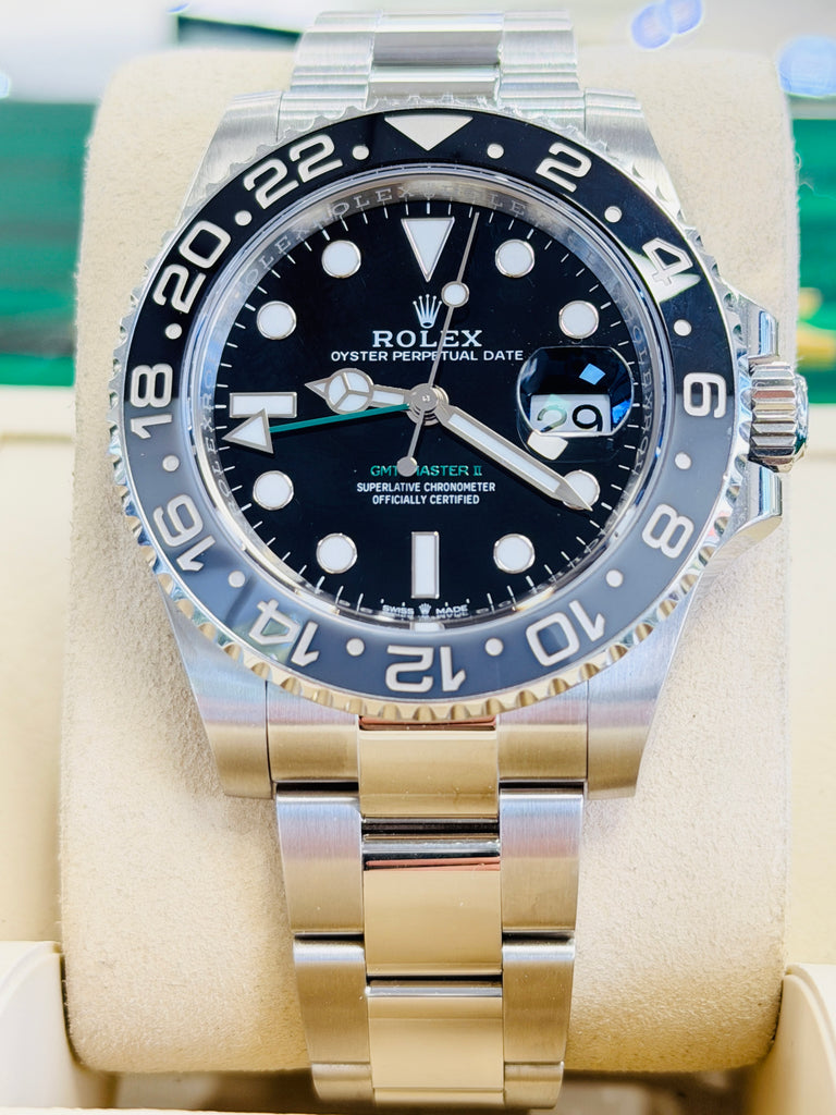 Rolex GMT-Master II 126710GRNR  Bruce Wayne Oyster BOX & PAPERS PreOwned - Diamonds East Intl.