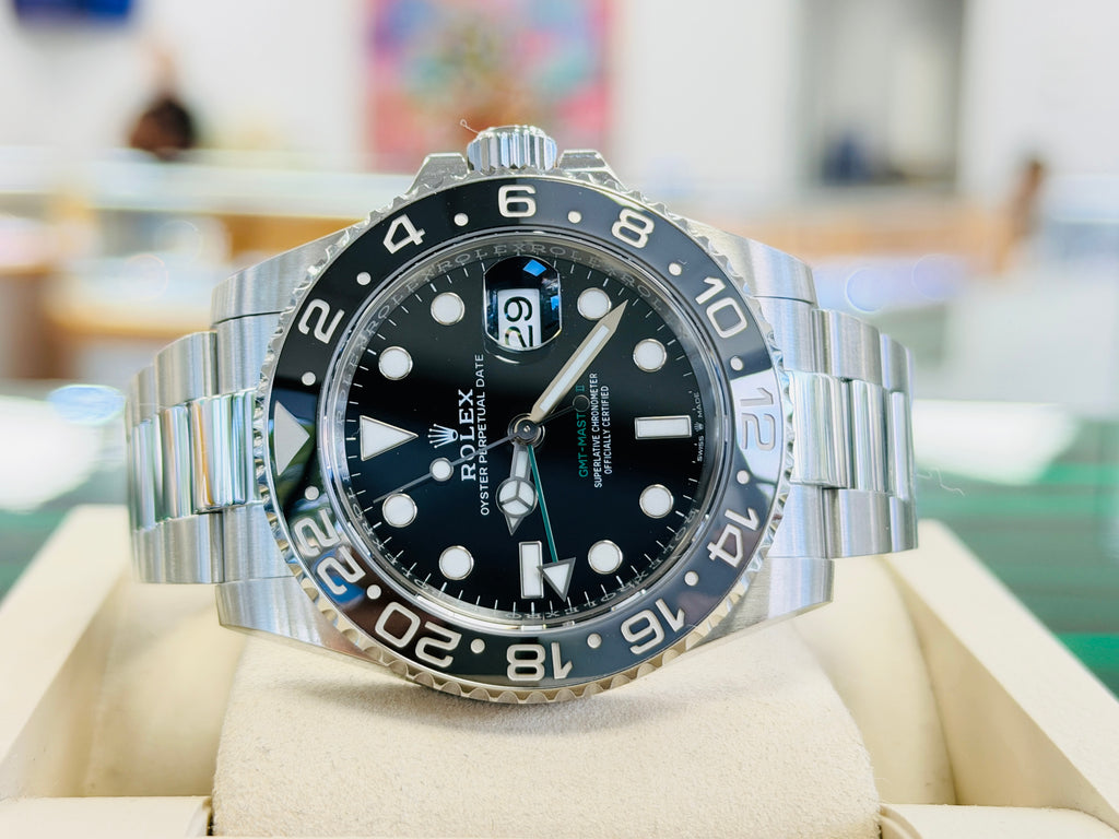 Rolex GMT-Master II 126710GRNR  Bruce Wayne Oyster BOX & PAPERS PreOwned - Diamonds East Intl.