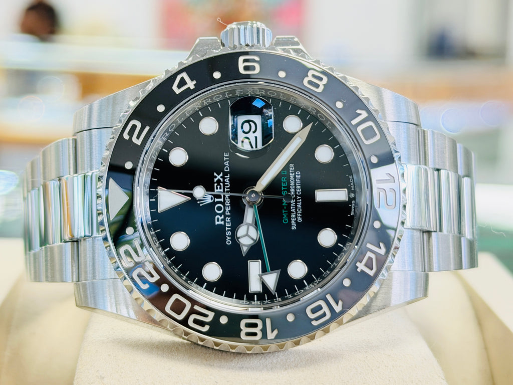Rolex GMT-Master II 126710GRNR  Bruce Wayne Oyster BOX & PAPERS PreOwned - Diamonds East Intl.
