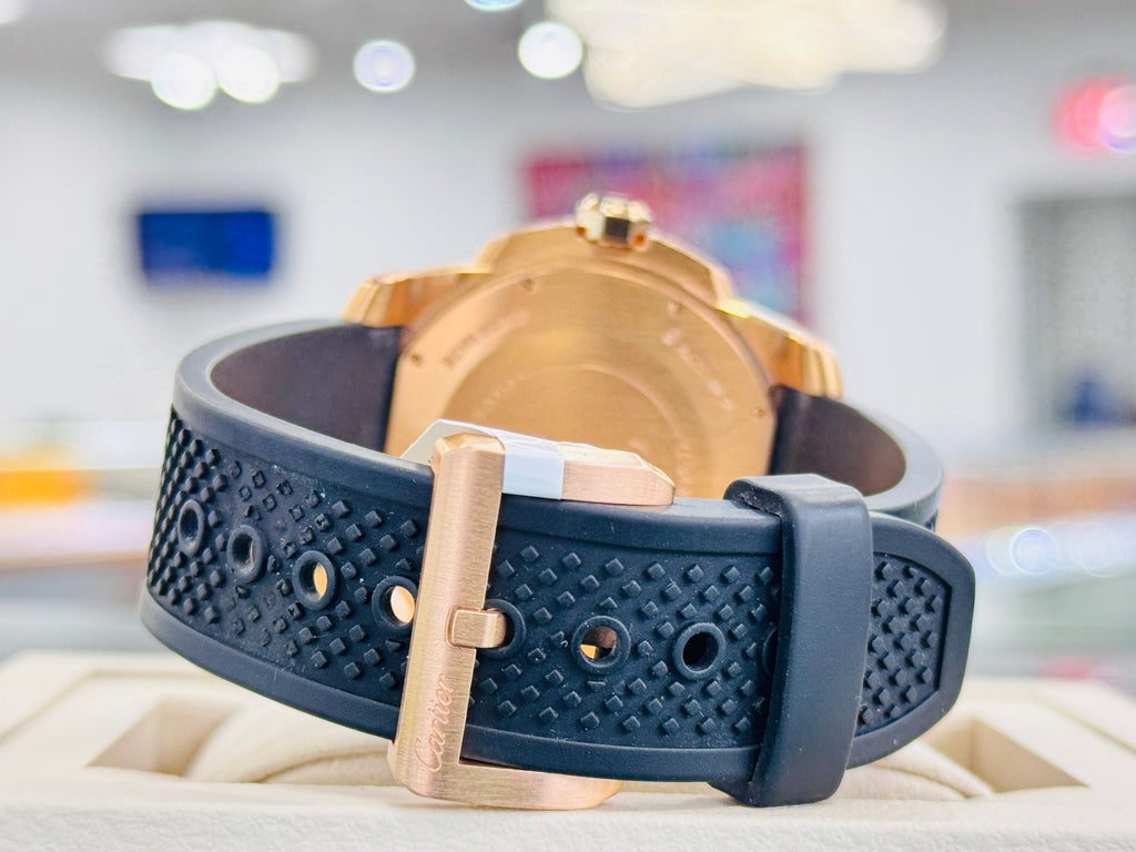 Cartier Calibre de Cartier Diver W7100052 Automatic Rose gold PreOwned - Diamonds East Intl.