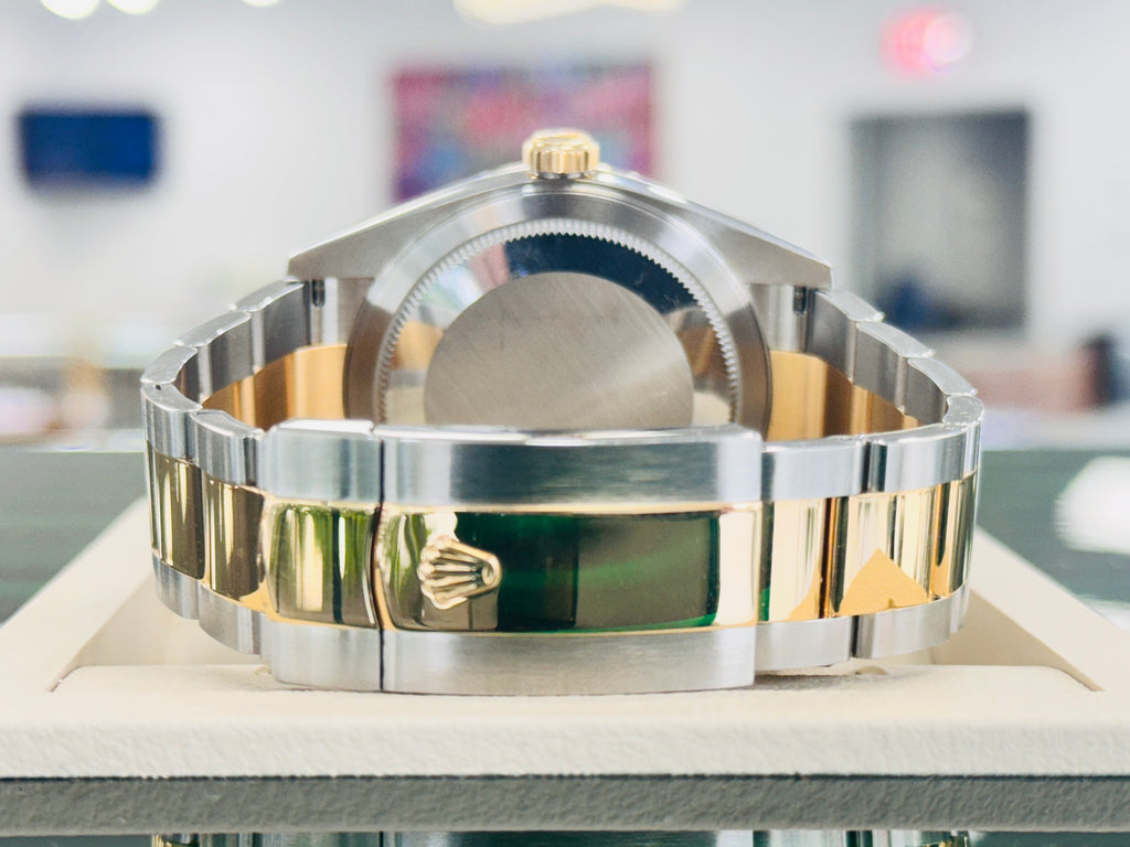 Rolex Sky-Dweller 326933  Black Dial Oyster Bracelet Stainless and Yellow Gold Box and Papers PreOwned - Diamonds East Intl.