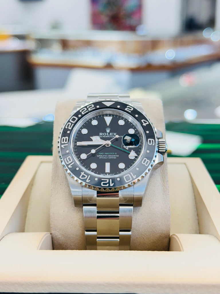 Rolex GMT-Master II 126710GRNR Bruce Wayne Oyster BOX & PAPERS UNWORN