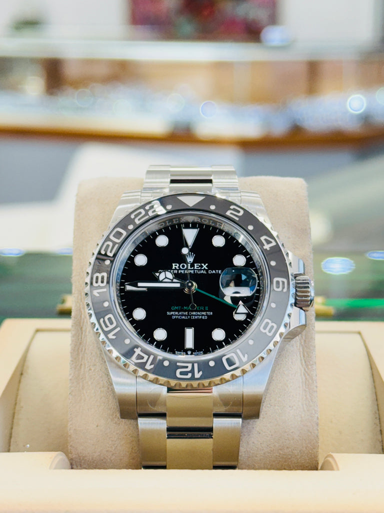 Rolex GMT-Master II 126710GRNR Bruce Wayne Oyster BOX & PAPERS UNWORN