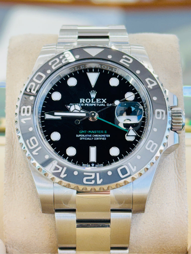 Rolex GMT-Master II 126710GRNR Bruce Wayne Oyster BOX & PAPERS UNWORN