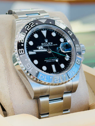 Rolex GMT-Master II 126710GRNR Bruce Wayne Oyster BOX & PAPERS UNWORN