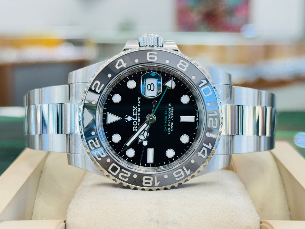 Rolex GMT-Master II 126710GRNR Bruce Wayne Oyster BOX & PAPERS UNWORN