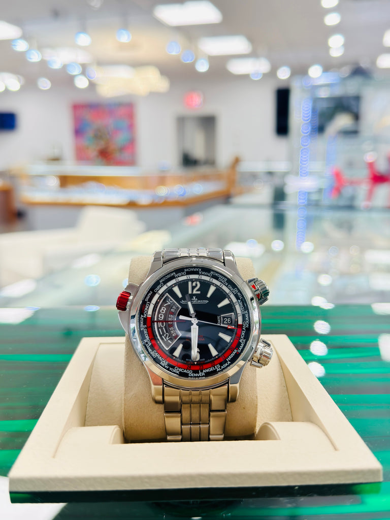 Jaeger-LeCoultre 46 150.8.42 Master Compressor Extreme W-Alarm FULL SET Box and Papers MINT