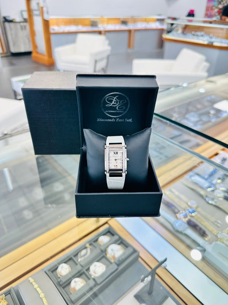 Patek Philippe Twenty~4 4910G-001 Women's Watch in 18kt White Gold Factory Diamonds PreOwned - Diamonds East Intl.
