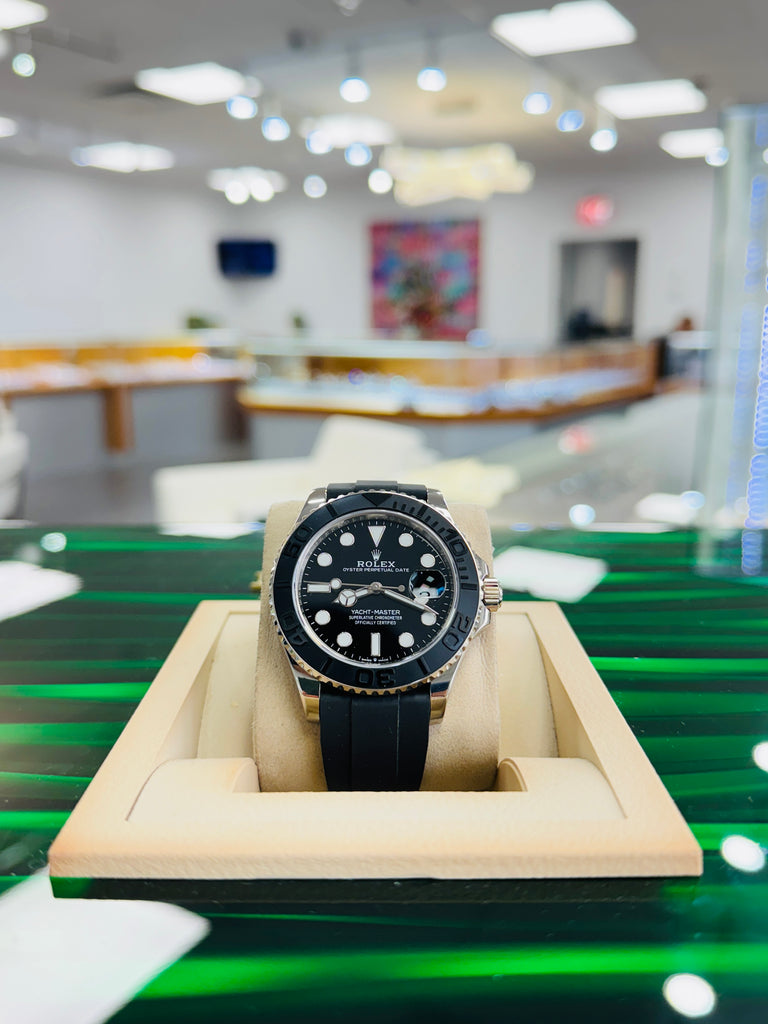 Rolex Yacht-Master 42 226659 18K White Gold Oysterflex MINT Box and Papers