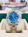 Rolex Datejust 41 126300 Blue Azzurro Roman Dial Stainless Steel Smooth Bezel  Oyster Bracelet Unworn - Diamonds East Intl.