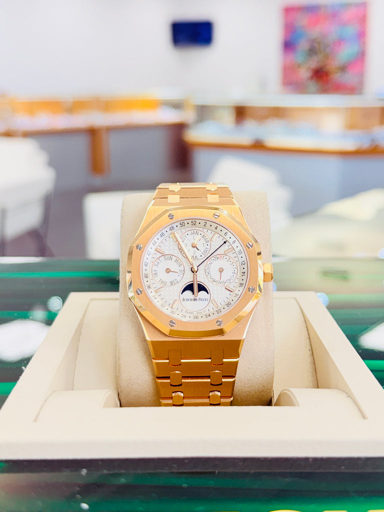 Audemars Piguet Royal Oak Perpetual Calendar 26574OR.OO.1220OR.01 PreOwned - Diamonds East Intl.