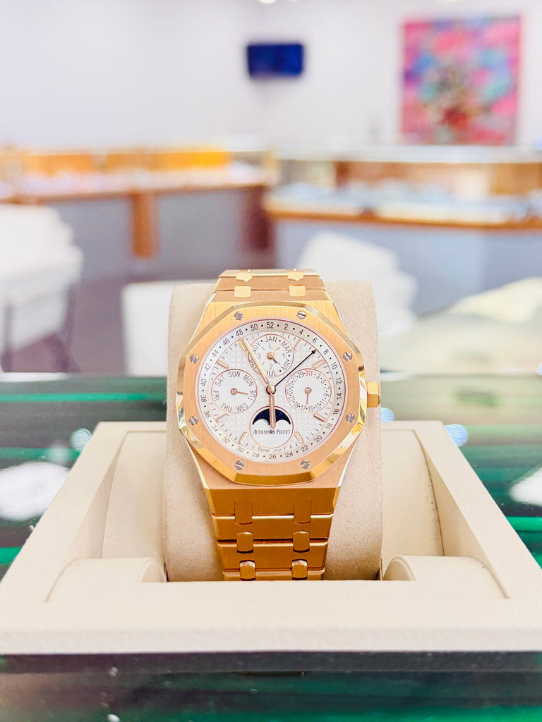 Audemars Piguet Royal Oak Perpetual Calendar 26574OR.OO.1220OR.01 PreOwned - Diamonds East Intl.