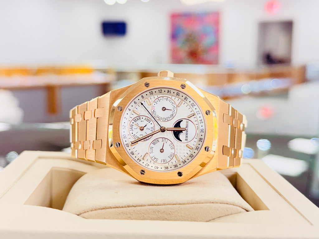 Audemars Piguet Royal Oak Perpetual Calendar 26574OR.OO.1220OR.01 PreOwned - Diamonds East Intl.