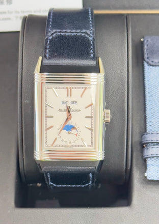 Jaeger-LeCoultre Reverso Tribute Duoface Calendar Q3918420 MINT CONDITION Box/Papers