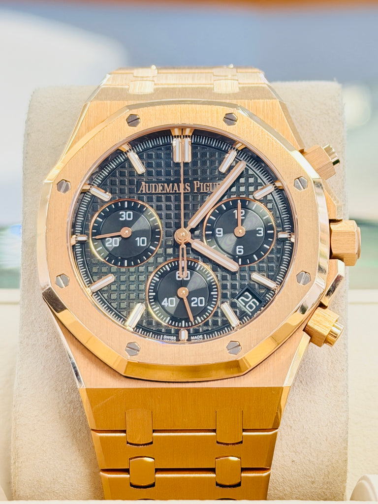 Audemars Piguet  Royal Oak Chronograph 41 26240OR.OO.D404CR.02   Box and Papers PreOwned - Diamonds East Intl.