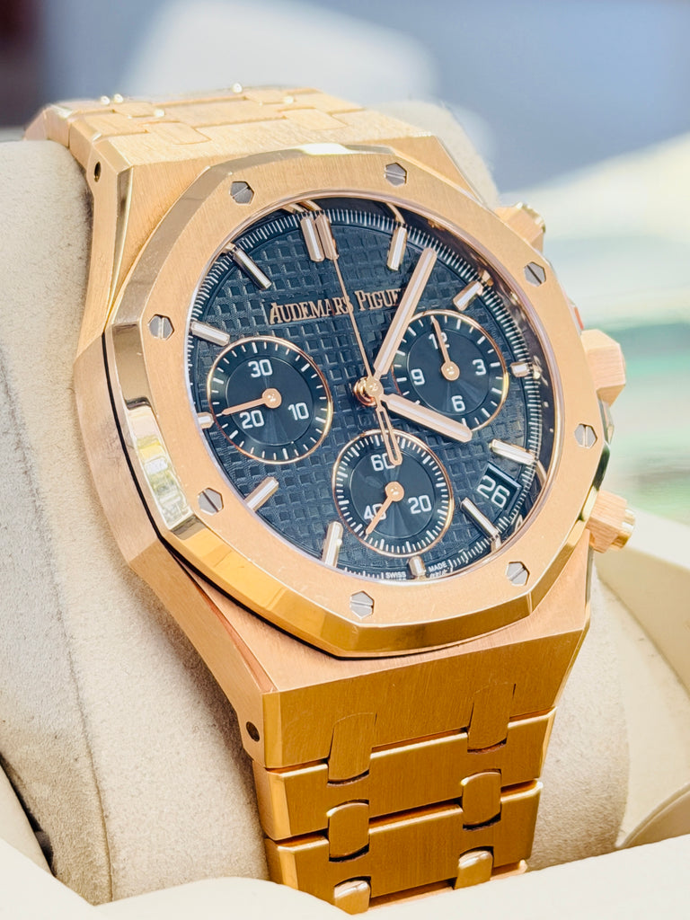 Audemars Piguet  Royal Oak Chronograph 41 26240OR.OO.D404CR.02   Box and Papers PreOwned - Diamonds East Intl.