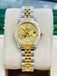 Rolex Datejust 179173 26 18K Yellow Gold & Stainless Steel Factory Diamond Champagne PreOwned Box and Papers - Diamonds East Intl.