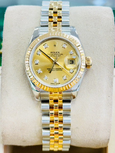 Rolex Datejust 179173 26 18K Yellow Gold & Stainless Steel Factory