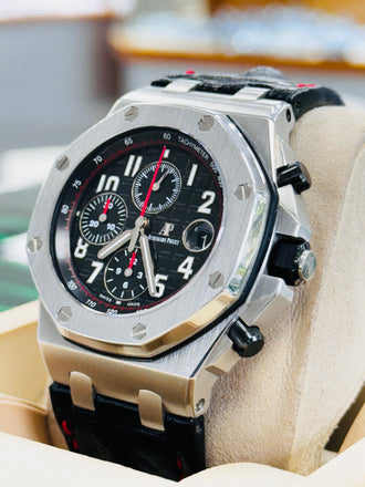 Audemars Piguet Royal Oak Offshore Chronograph 42mm "Vampire" 26470ST.OO.A101CR.01 - Diamonds East Intl.