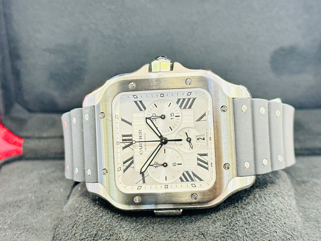 Cartier Santos Chronograph WSSA0017 Box Papers Watch UNWORN