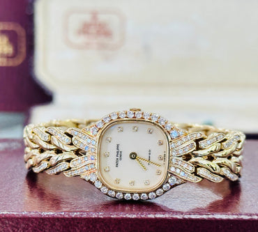Patek Philippe 4815/003 La Flamme TiffanyCO Factory Diamonds Yellow Gold Watch