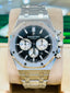 Audemars Piguet Royal Oak Chronograph Black Dial 26331ST.OO.1220ST.02 MINT Box and Papers