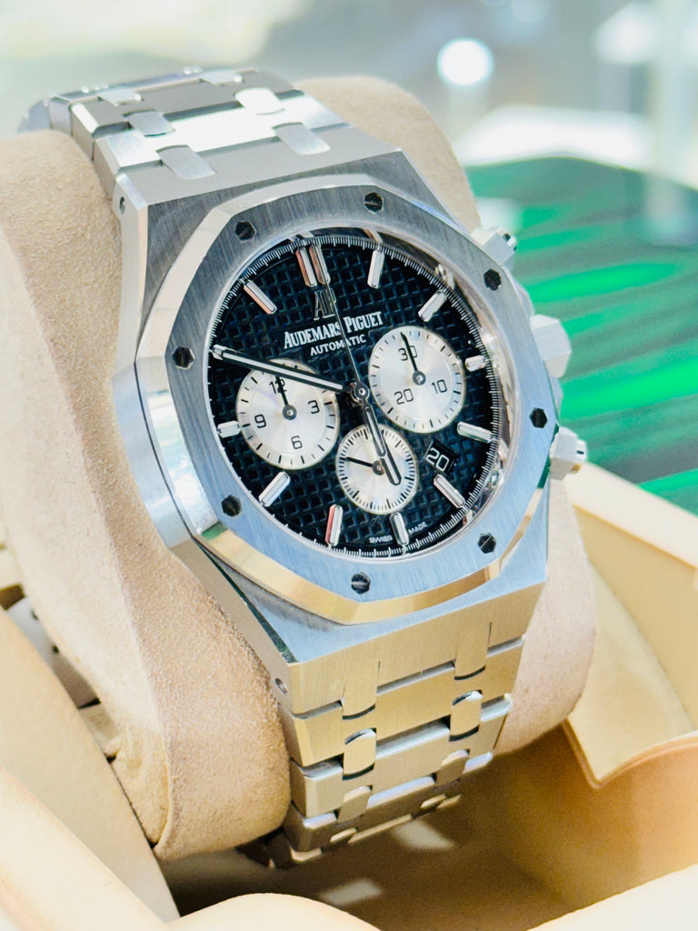 Audemars Piguet Royal Oak Chronograph Black Dial 26331ST.OO.1220ST.02 PreOwned  Box and  Papers- Diamonds East Intl.