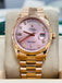 Rolex Day-Date President 36 118235 18K Rose Gold FACTORY Pink Diamond Dial Watch MINT