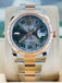 Rolex Datejust 41 126331 Wimbledon Gray Roman Dial 18K Rose Gold Stainless Steel Oyster Bracelet Box and Papers MINT