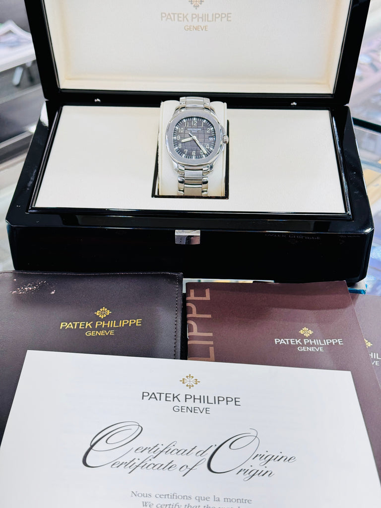 Patek Philippe Aquanaut 5167/1A-001 Stainless Steel Gray Arabic Dial 40mm MINT Box/Papers