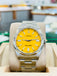 Rolex Oyster Perpetual 124300 41 Custom Yellow Dial PreOwned Box and Papers - Diamonds East Intl.