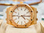 Audemars Piguet Royal Oak 15400OR 41mm Rose Gold WHITE  Dial Rubber B Strap  Box and Papers MINT