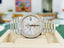 Rolex Day-Date 40 228349RBR President White Gold Factory Silver Baguette Diamond Dial & Diamond Bezel MINT - Diamonds East Intl.