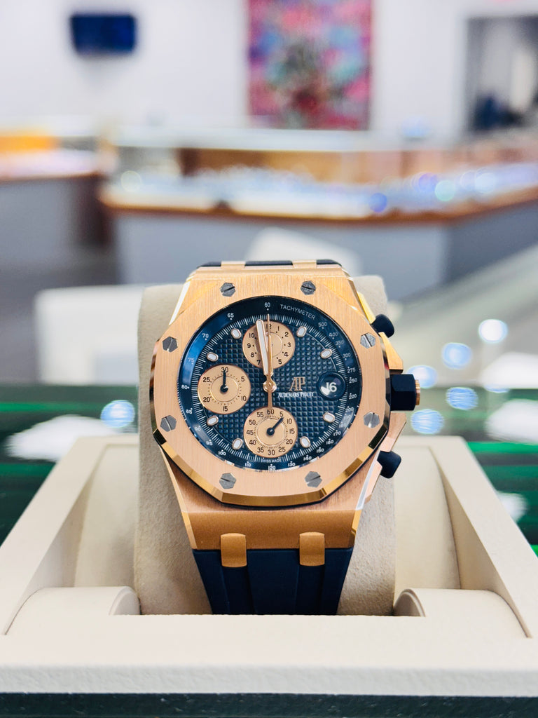 Audemars Piguet 42 Royal Oak Offshore Chronograph  26238OR.OO.2000OR.01  PreOwned Box and Papers