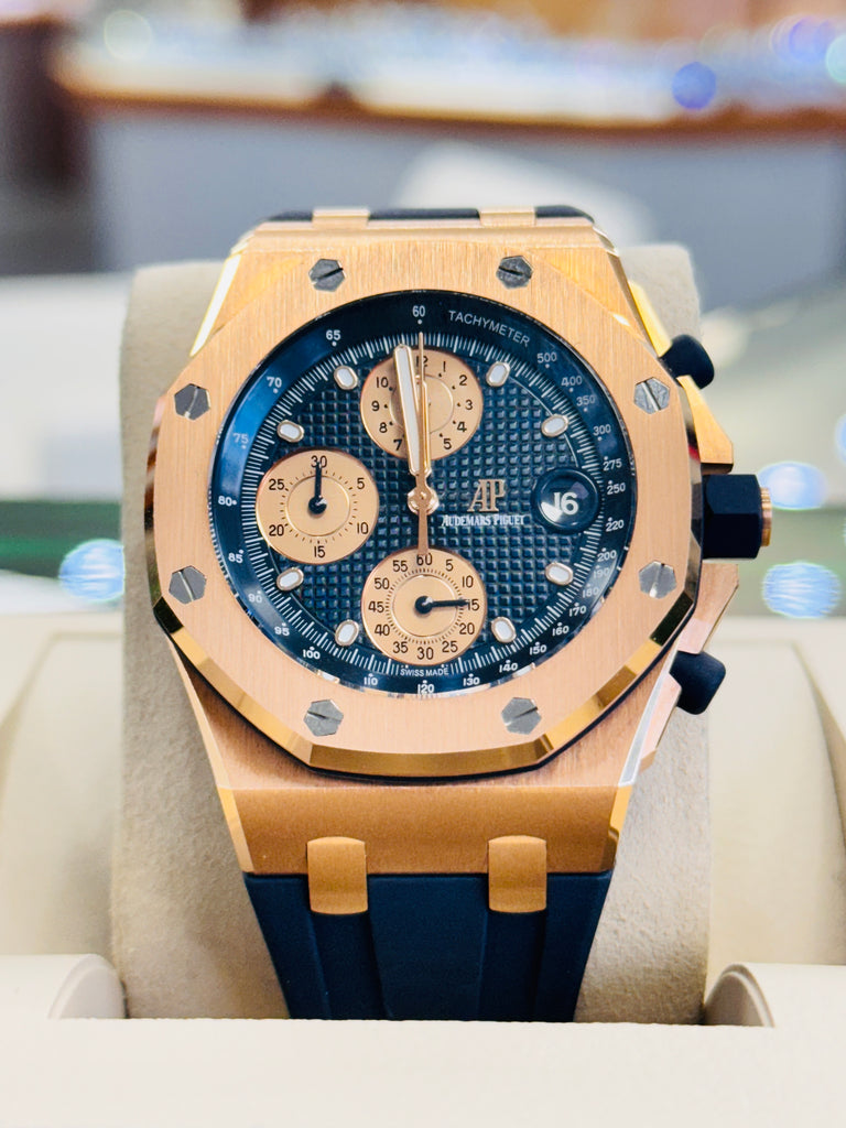 Audemars Piguet 42 Royal Oak Offshore Chronograph  26238OR.OO.2000OR.01  PreOwned Box and Papers
