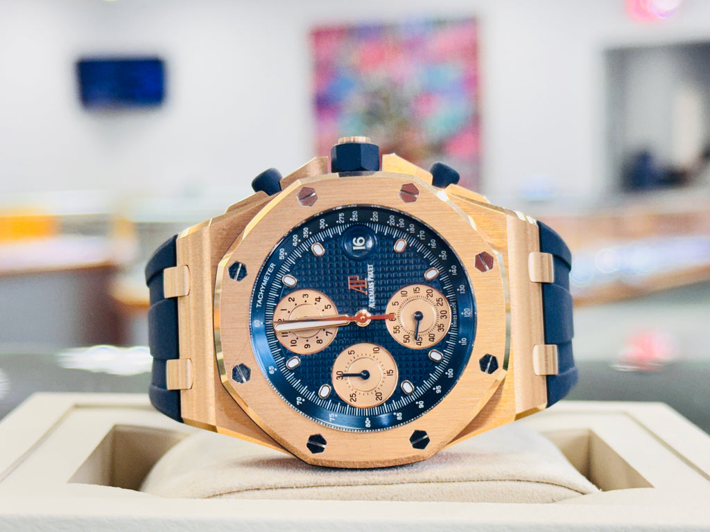 Audemars Piguet 42 Royal Oak Offshore Chronograph  26238OR.OO.2000OR.01  PreOwned Box and Papers